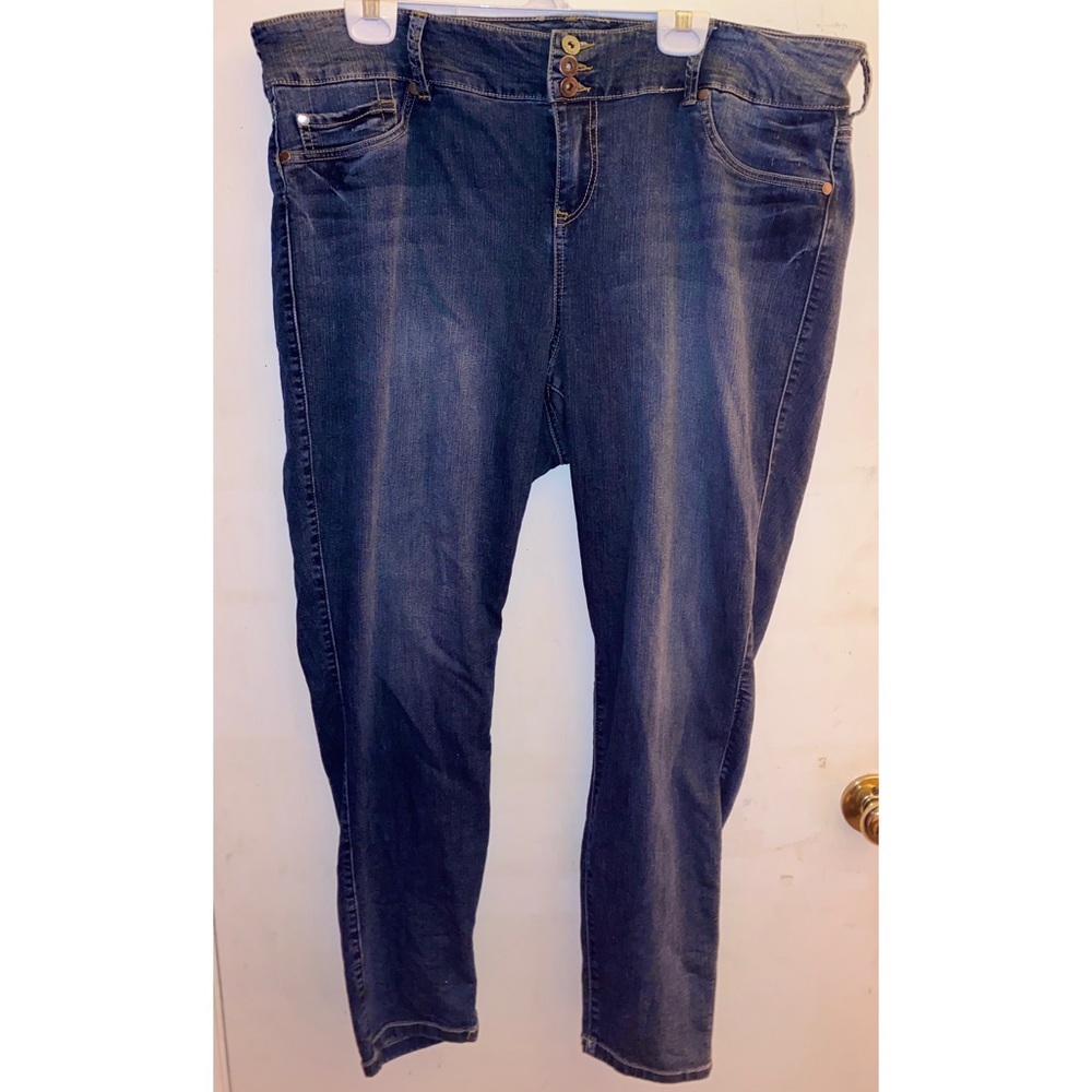 Dark blue denim Jeggings